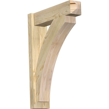 Ekena Millwork Thorton Rough Sawn Craftsman Outlooker, Douglas Fir, 6"W x 22"D x 30"H OUT06X22X30THR04RDF